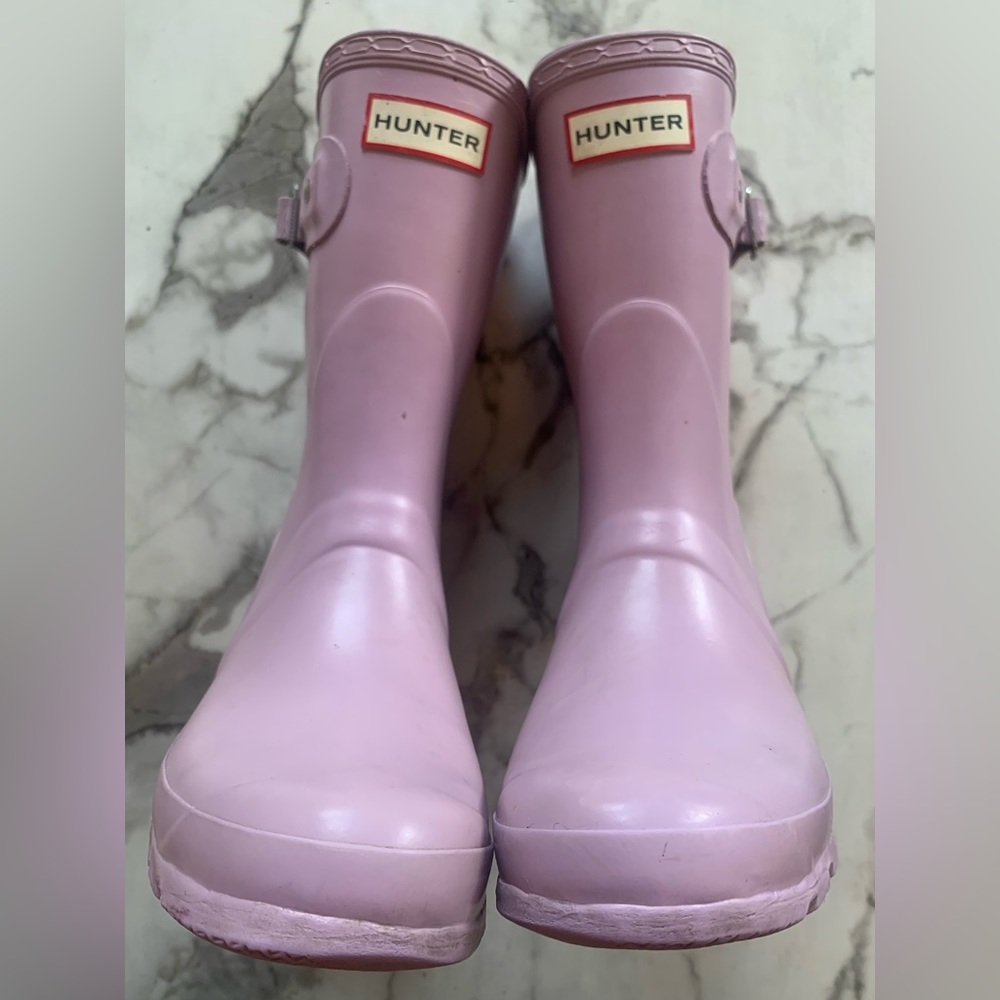 HUNTER Lilac Rain Boots- 6M(SEE ACTUAL PHOTOS) - Picture 4 of 5